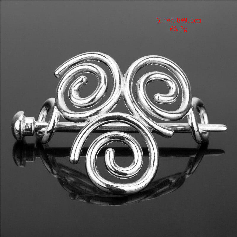 Vintage Viking Celtic Metal Dragon Hairpin