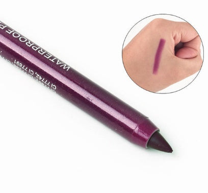 Wine Red Green Blue Purple Silver Eyeliner Eye And Eye Multi-use Eye Shadow Lipstick Eyebrow Pencil