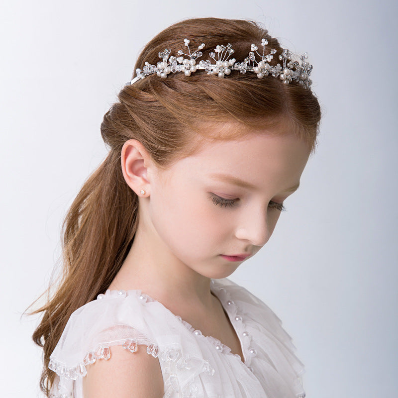 Wedding Flower Girl And Bridesmaid Hair Accessories Bride's Headdress
