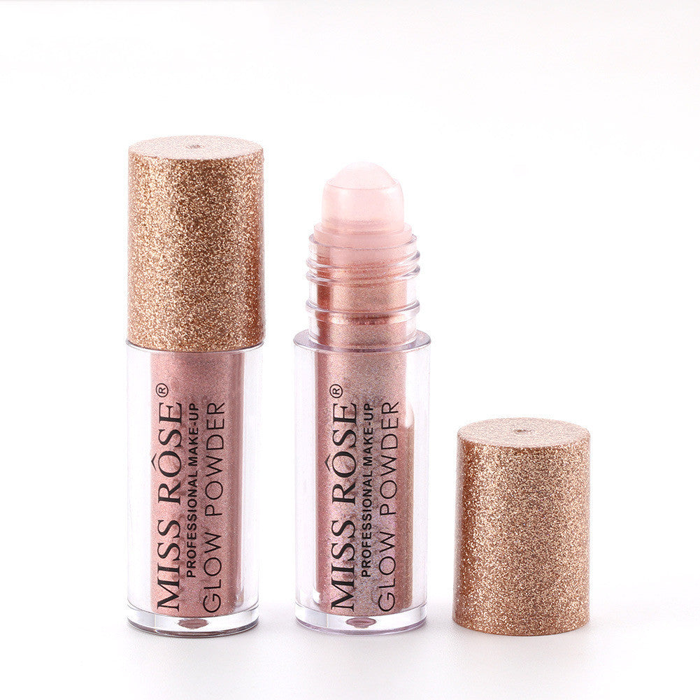 Waterproof Roller Eyeshadow Powder Monochrome Glitter Beads