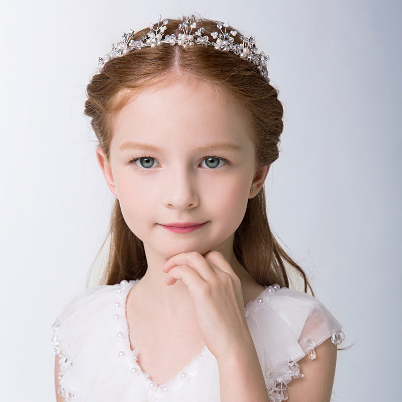 Wedding Flower Girl And Bridesmaid Hair Accessories Bride's Headdress