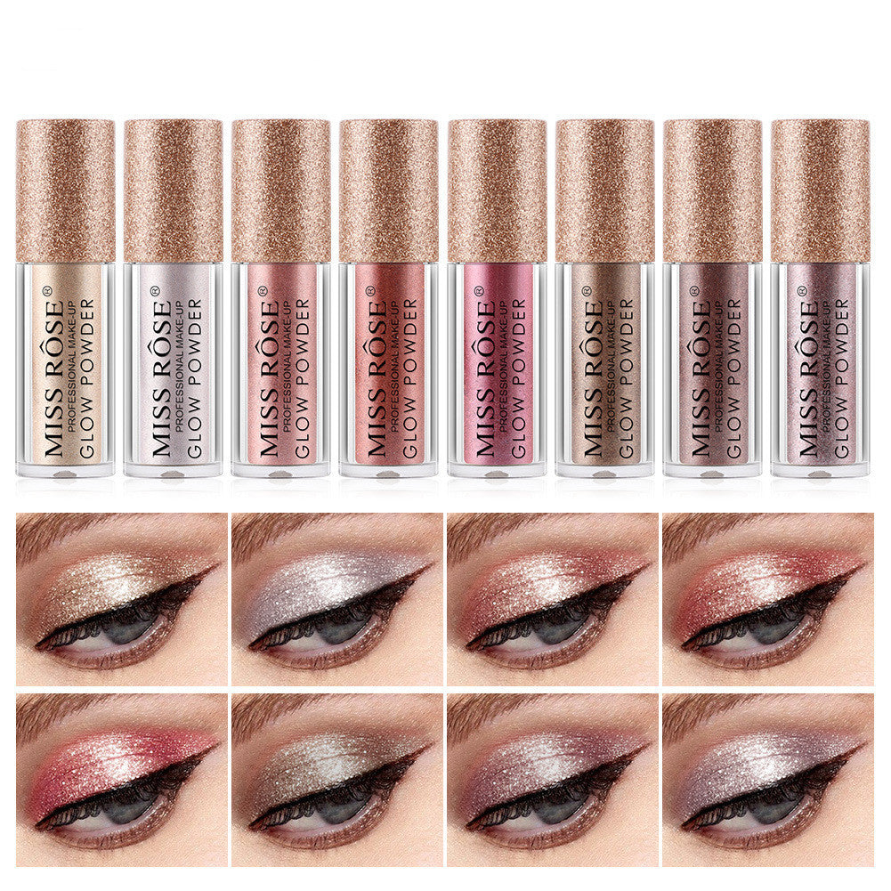 Waterproof Roller Eyeshadow Powder Monochrome Glitter Beads