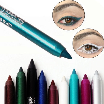 Wine Red Green Blue Purple Silver Eyeliner Eye And Eye Multi-use Eye Shadow Lipstick Eyebrow Pencil