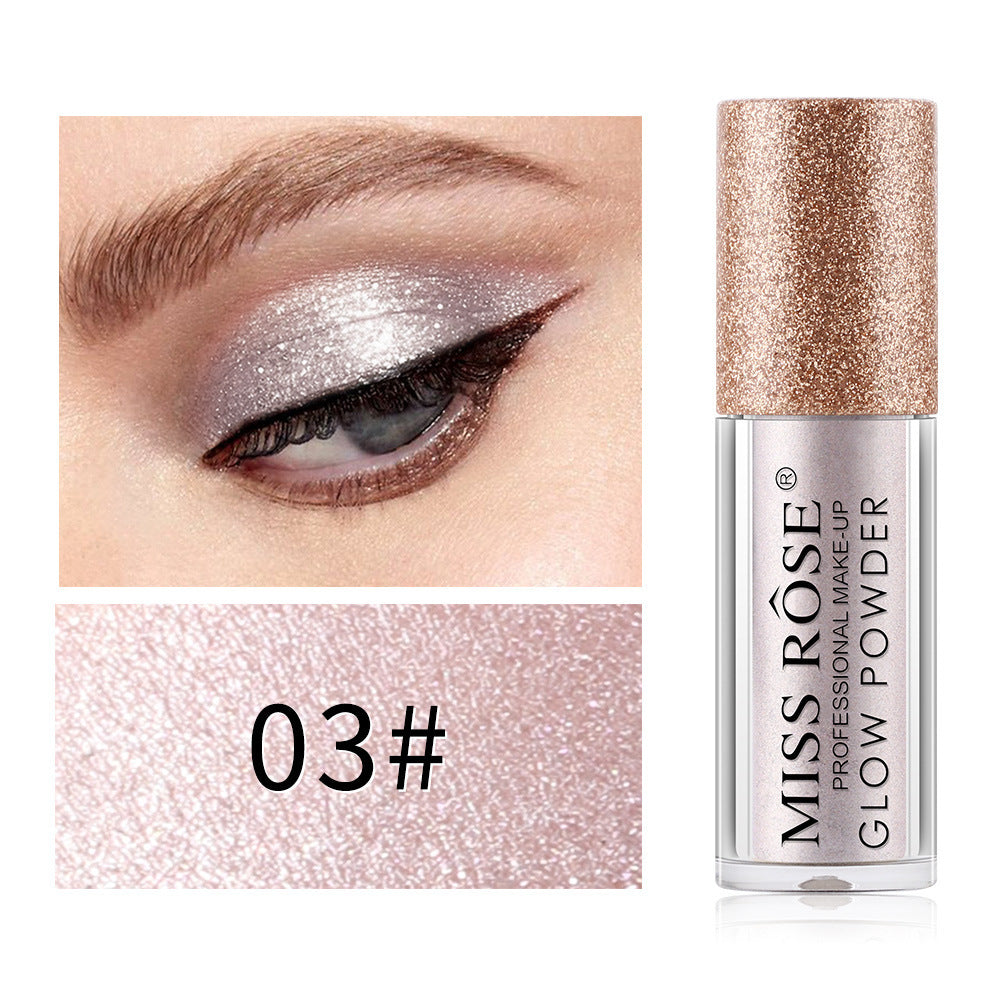 Waterproof Roller Eyeshadow Powder Monochrome Glitter Beads