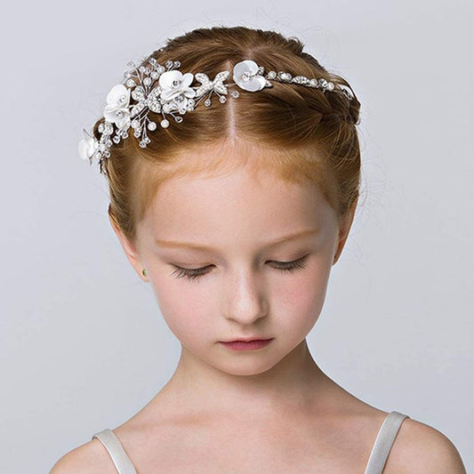 Wedding Flower Girl And Bridesmaid Hair Accessories Bride's Headdress