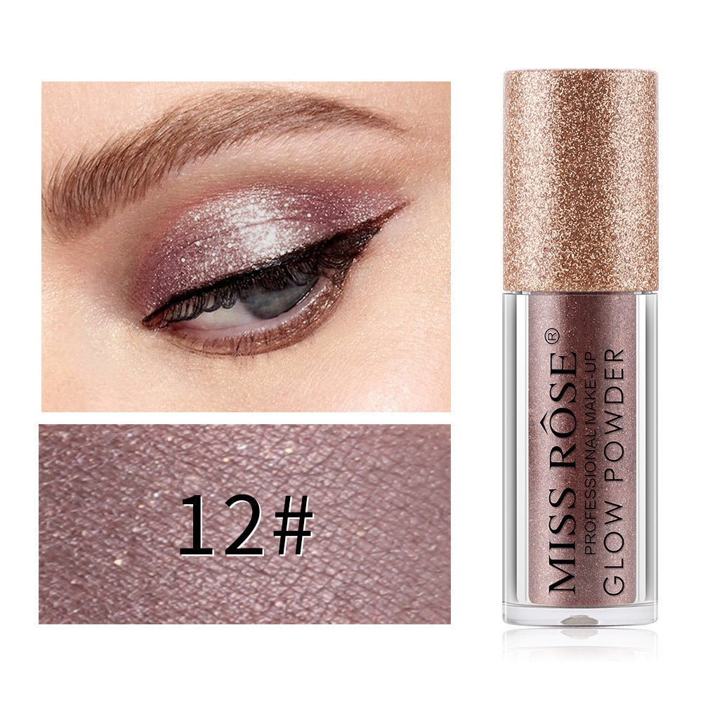 Waterproof Roller Eyeshadow Powder Monochrome Glitter Beads