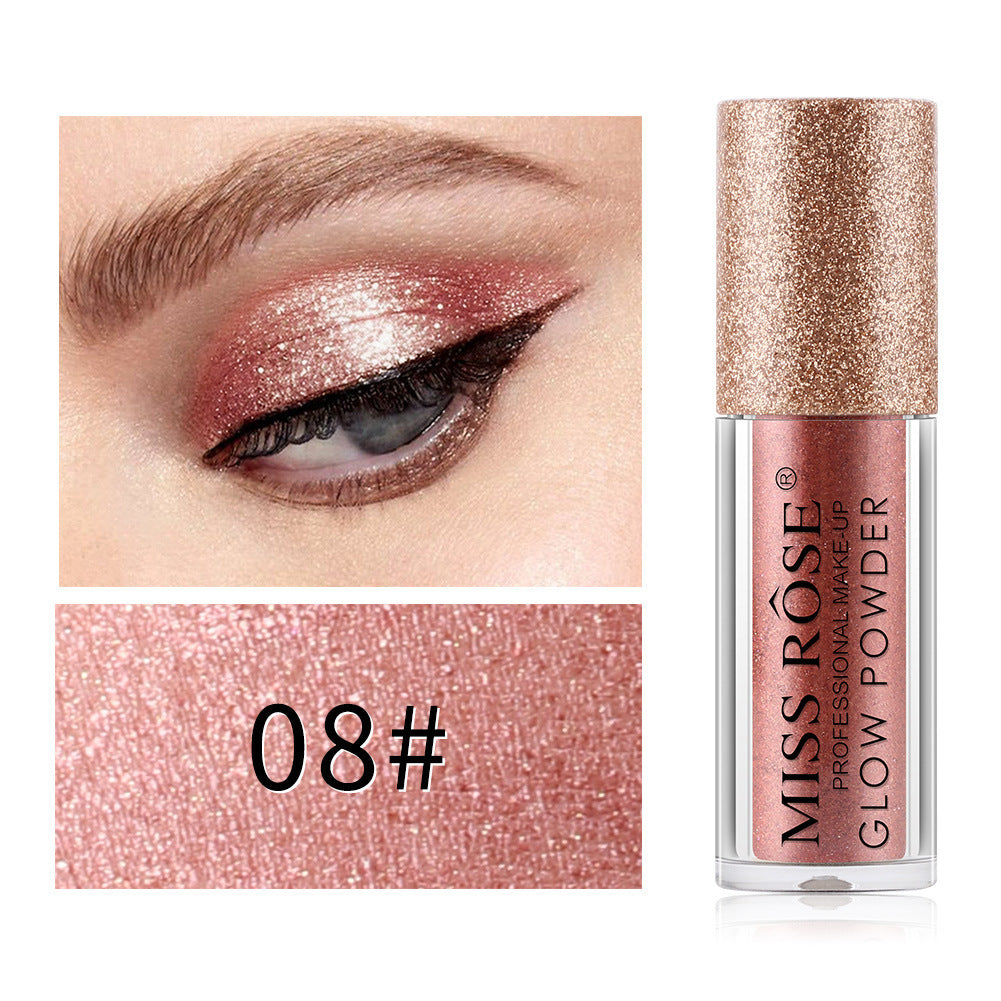 Waterproof Roller Eyeshadow Powder Monochrome Glitter Beads