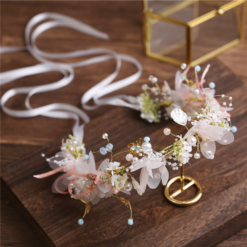 Yarn Silk Bride Hair Band