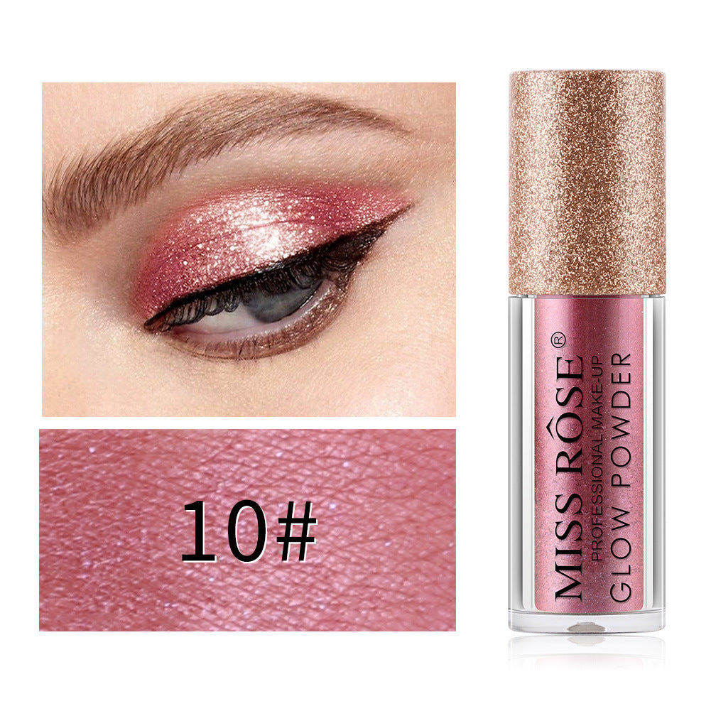 Waterproof Roller Eyeshadow Powder Monochrome Glitter Beads