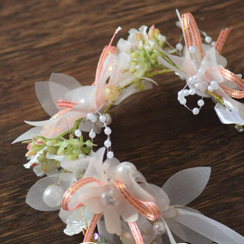 Yarn Silk Bride Hair Band
